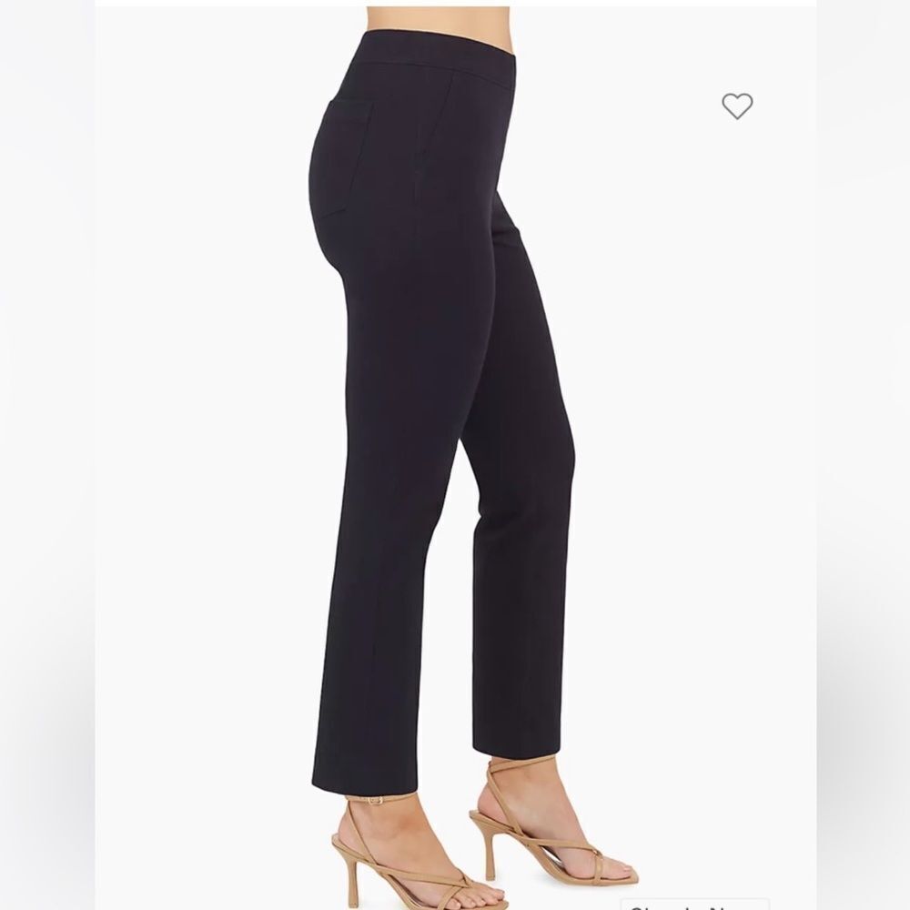 Spanx Polished Slim-Fit Pants in Black XS. NWT